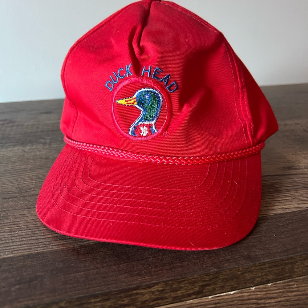 Duck Head Bright Red Hat